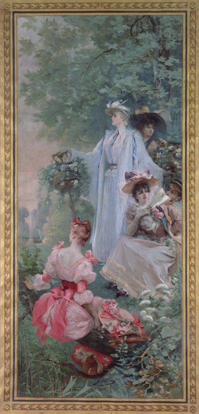 Fete Champetre near Paris by Georges Clairin